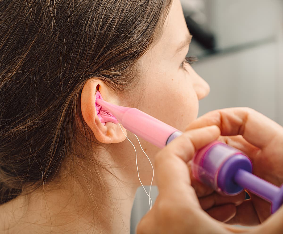 Custom earplug creation process