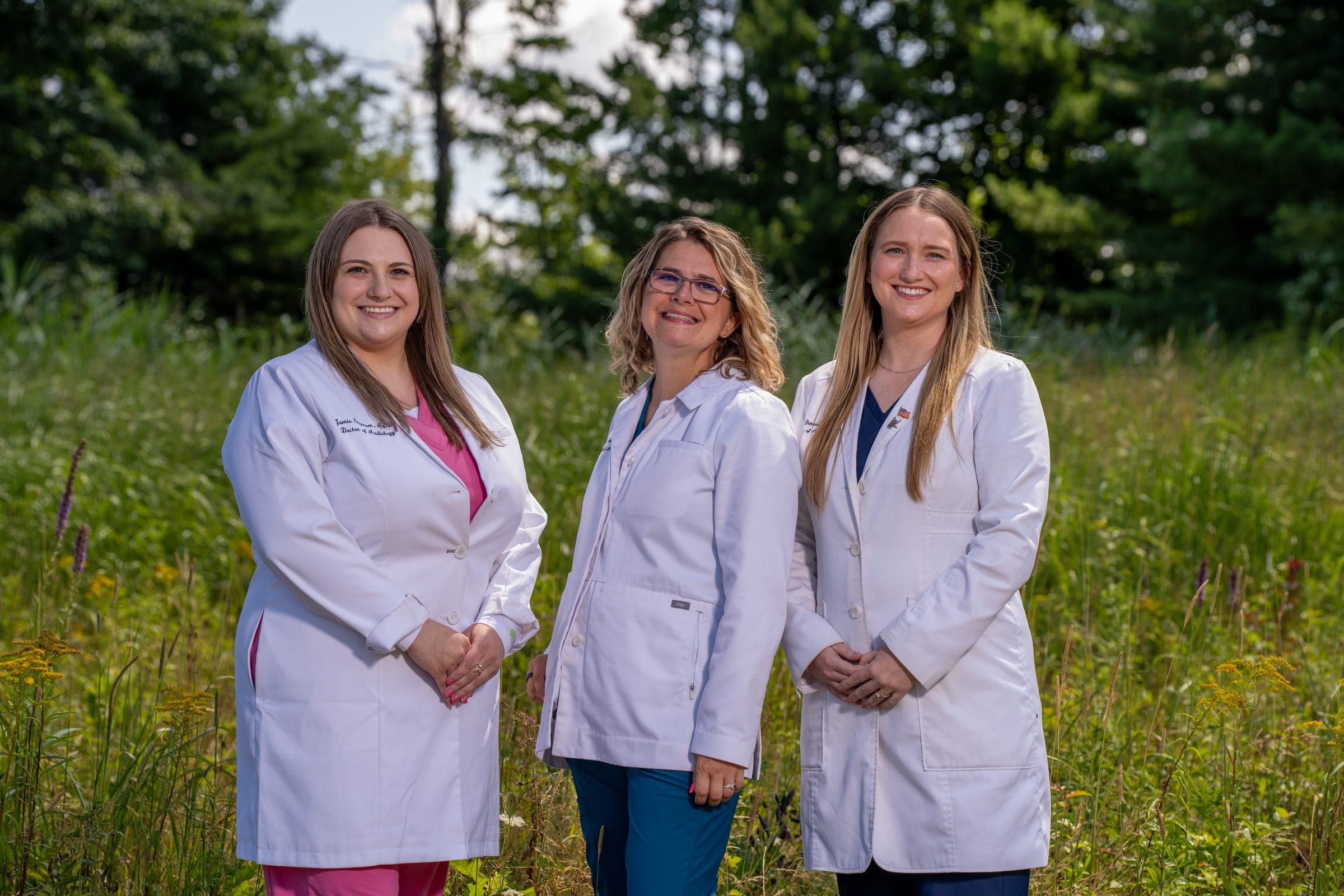 Drs. Ekstrom, Curtis, and Donovan, Doctors of Audiology at Sounds of Life Hearing Center in Concord Township, Ohio